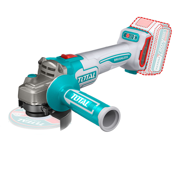 Máy Mài Góc Không Chổi Than Dùng Pin Total 20V (Không Kèm Pin & Sạc) TAGLI21104