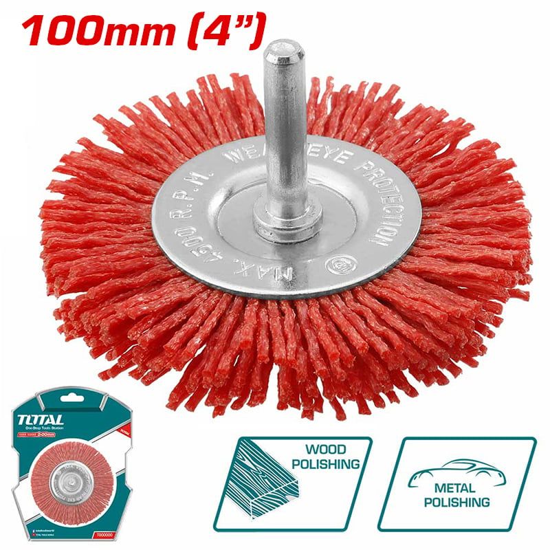 Bánh Cước Nylon 100mm Total TAC34045 - hình ảnh sản phẩm thực tế 1