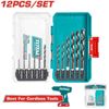 Ảnh thu nhỏ Bộ 12 Mũi Khoan Sắt HSS Chuôi Lục Giác Total TACSDL11206 1