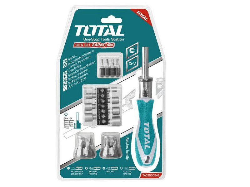 BỘ  24 TUA VÍT TOTAL TACSD30246