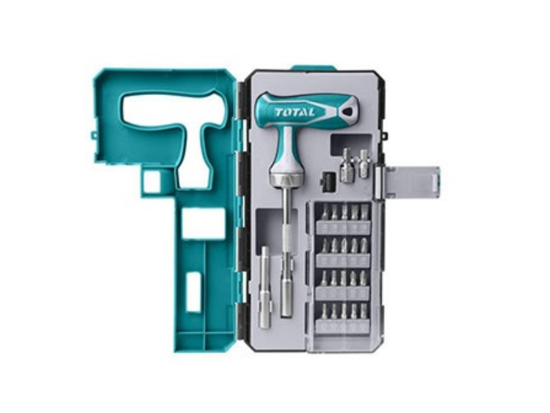 Bộ 25 tua vít chữ T TOTAL TACSD30256