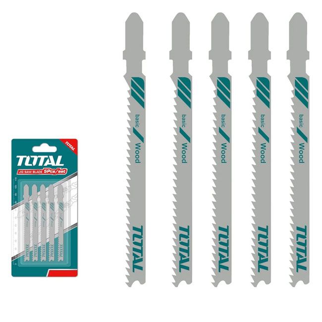 Bộ 5 Lưỡi Cưa Lọng Gỗ 10 Răng Total TAC51101B - hình ảnh sản phẩm thực tế 1