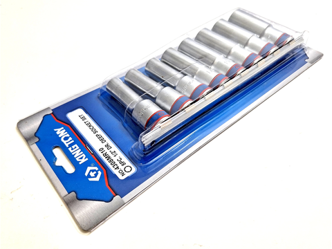 Bộ Đầu Tuýp Lục Giác Dài 1/2" 8 Chi Tiết Kingtony 4308MR10