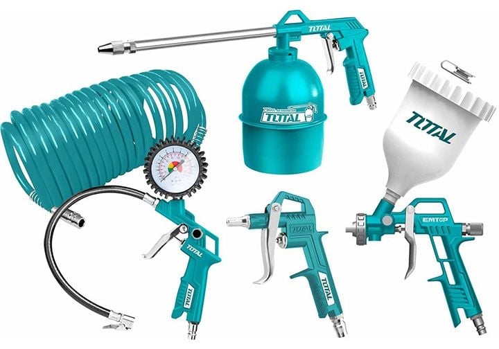 Bộ Dụng Cụ Dùng Với Máy Nén Khí 5 Chi Tiết Total TATK053-3