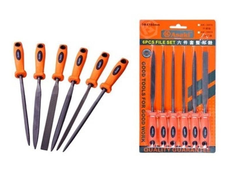 Bộ Giũa Mini 6 Chi Tiết Asaki AK-3899