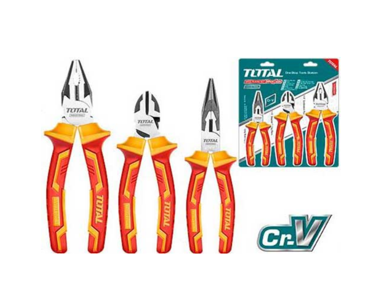 Bộ 3 kềm cách điện TOTAL THT2K0302