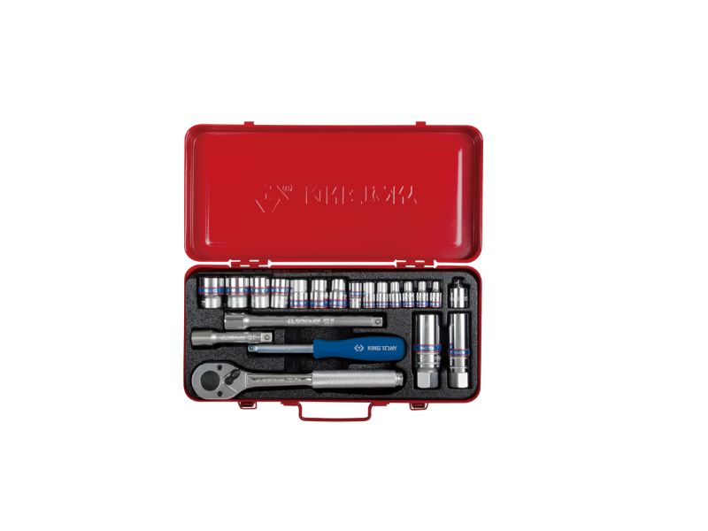 Bộ Tuýp 1/4 Và 3/8 Inch Kingtony 5522MR 21 Chi Tiết