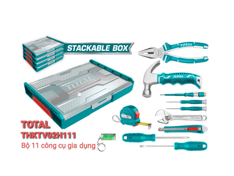 Bộ 11 công cụ gia dụng TOTAL THKTV02T071