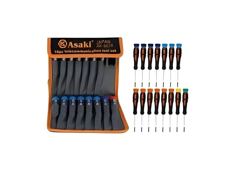 Bộ Dụng Cụ Viễn Thông 16 Chi Tiết Berker AK-9078