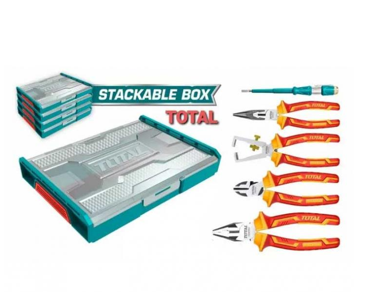 Bộ 05 công cụ cầm tay cách điện TOTAL THKTV02P051