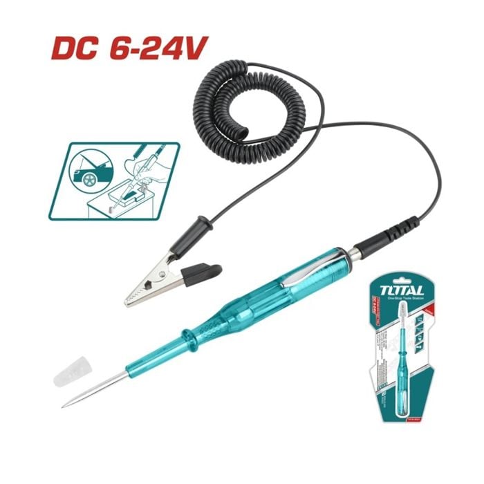 Bút Kiểm Tra Mạch Điện Xe Ô Tô DC6-24V Total THT414501 - hình ảnh sản phẩm thực tế 1