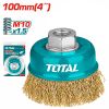 Ảnh thu nhỏ Chén Cước Đánh Gỉ Bằng Thau 100mm Total TAC31041.2 1
