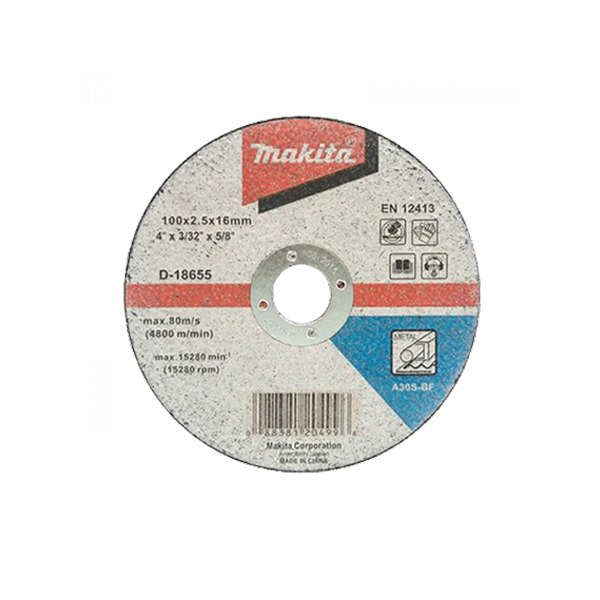 Đá cắt sắt A30S 100×2.5x16mm Makita D-18655