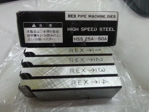 Dao Tiện Ren Ống Inox Rex 1''-2'' (34-60Mm)