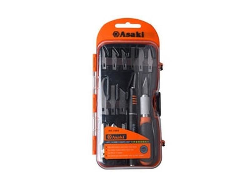 Bộ Dao Điêu Khắc Cao Cấp 14 Chi Tiết Asaki AK-3960