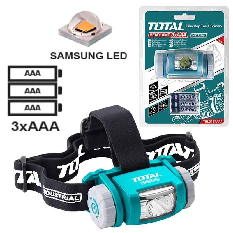 Đèn Pha Đeo Đầu Total THL013AAA2 - hình ảnh sản phẩm thực tế 1