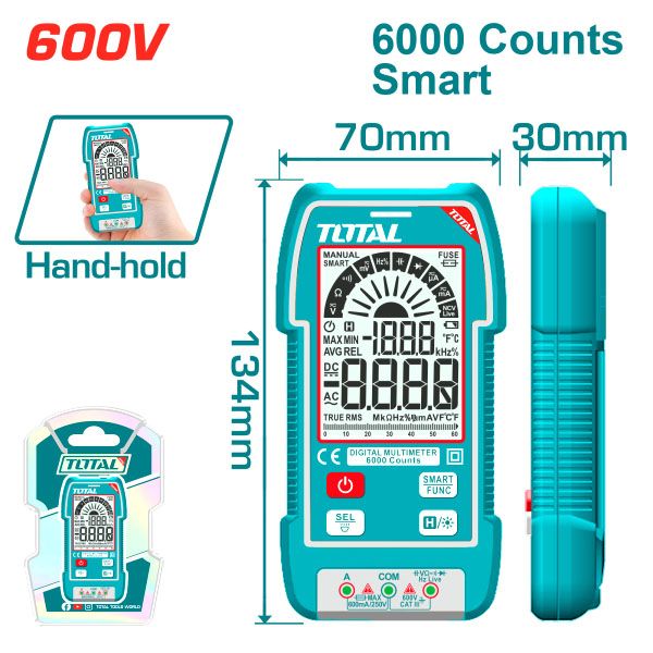 Đồng Hồ Đo Vạn Năng Total TMT516004 - hình ảnh sản phẩm thực tế 1