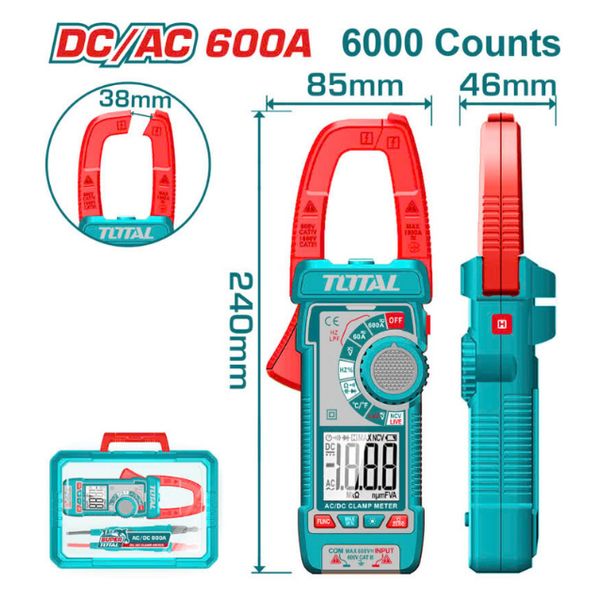Kềm Đo DC/AC Kỹ Thuật Số Total TMT766002 - hình ảnh sản phẩm thực tế 1
