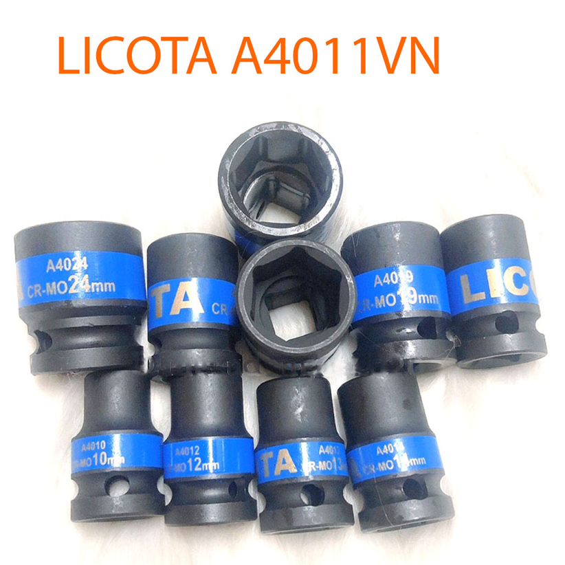 Đầu Típ Đen 1/2 Inch 11mm Lục Giác LICOTA A4011VN - hình ảnh sản phẩm thực tế 1