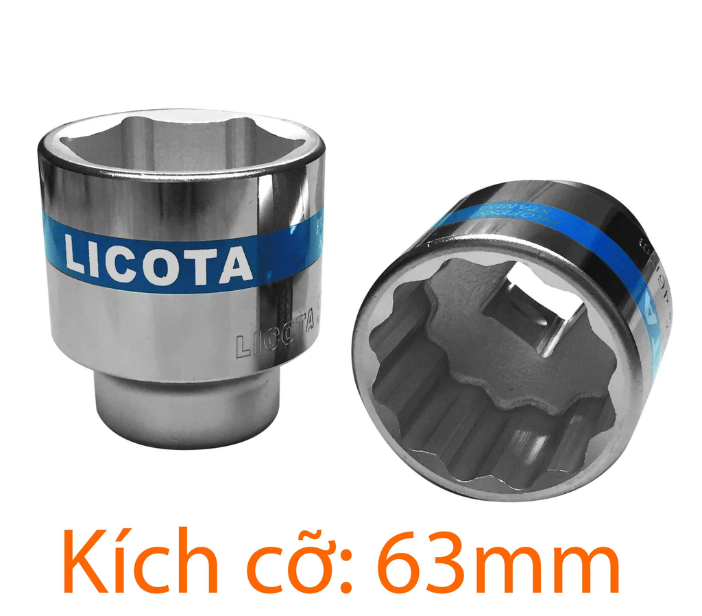 Đầu Tuýp LICOTA 3/4" Số 63 (Lục + Bông) N6063B - hình ảnh sản phẩm thực tế 1