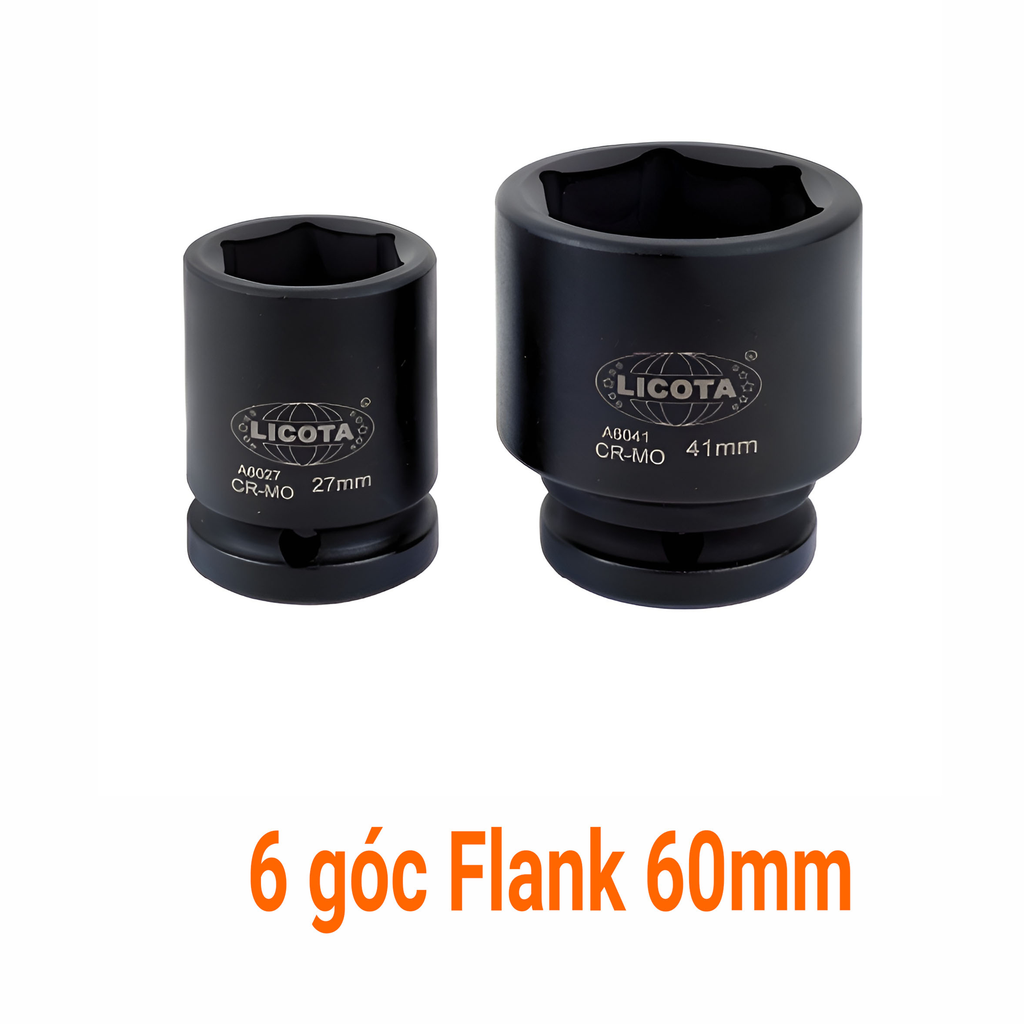 Đầu Típ Đen 3/4 Inch 60mm Lục Giác LICOTA A6060 - hình ảnh sản phẩm thực tế 1
