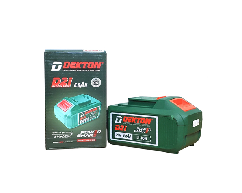 Pin Dekton 21V 6.0Ah D21-B2160 - hình ảnh sản phẩm thực tế 1