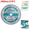 Ảnh thu nhỏ Lưỡi Cưa Gỗ TCT 100 Răng 350mm Total TAC23116210T 1
