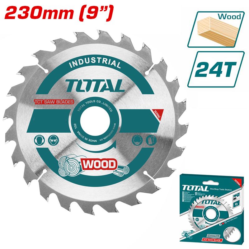 Lưỡi Cưa Gỗ TCT 24 Răng 230mm Total TAC2311141T - hình ảnh sản phẩm thực tế 1