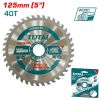 Ảnh thu nhỏ Lưỡi Cưa Gỗ TCT 40 Răng 125mm Total TAC231A15T 1