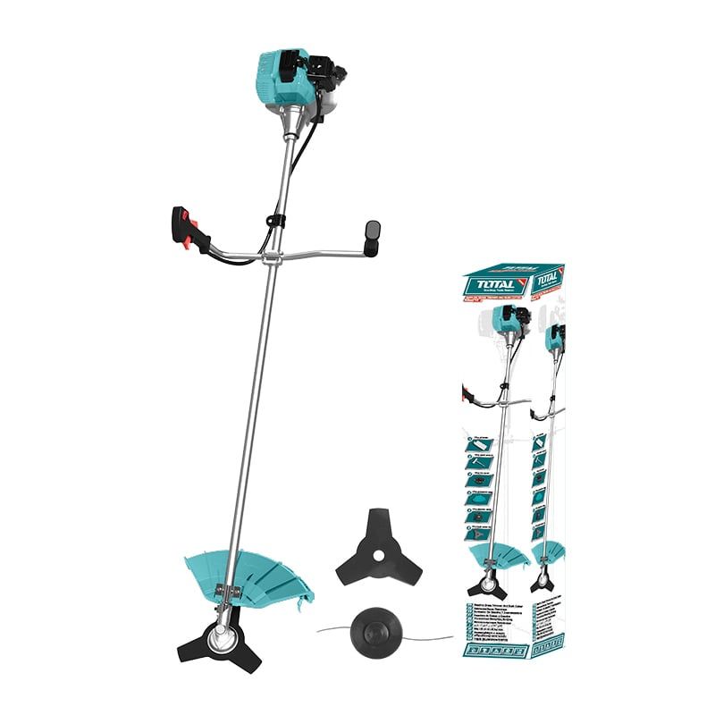 Máy Cắt Cỏ & Bụi Rậm Dùng Xăng Pha Nhớt Kèm Lưỡi Cắt Total TP5434411