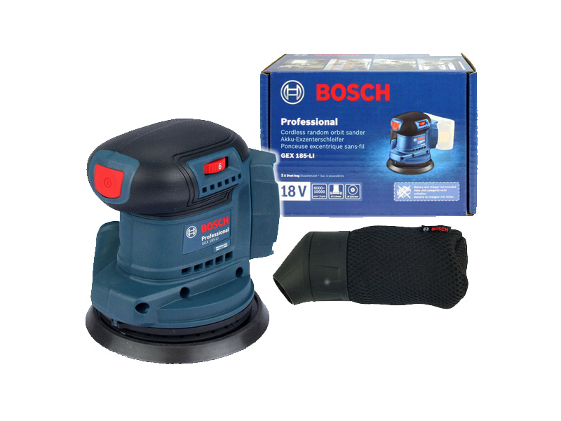 Máy Chà Nhám Dùng Pin Bosch GEX 185-LI (SOLO)