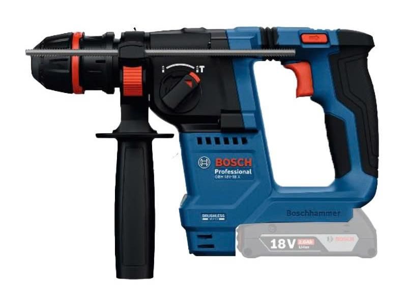 Máy Khoan Bê Tông Dùng Pin 18V Bosch GBH 18V-18 X Solo