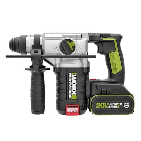 Máy Khoan Búa Dùng Pin Li-ion 20V Worx Green WU388 24mm