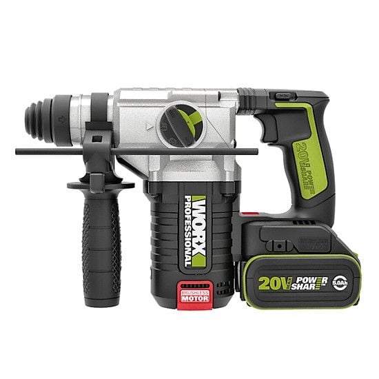 Máy Khoan Búa Dùng Pin Li-ion 20V Worx Green WU388 24mm
