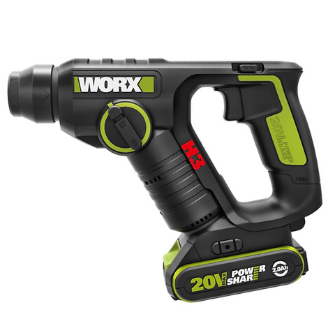 Máy Khoan Búa Dùng Pin Li-ion 20V Worx Green WU380