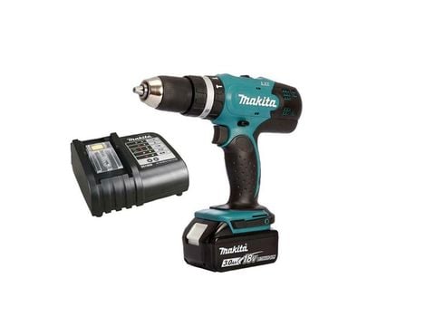Máy Khoan Búa Và Vặn Vít Dùng Pin(18V) Makita DHP453SFX8