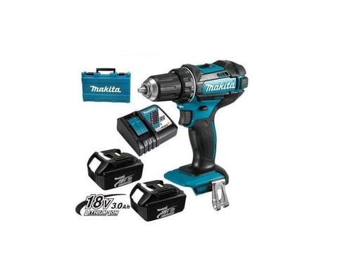 Máy Khoan Búa, Vặn Vít Dùng Pin(18V) Makita DHP482RFE