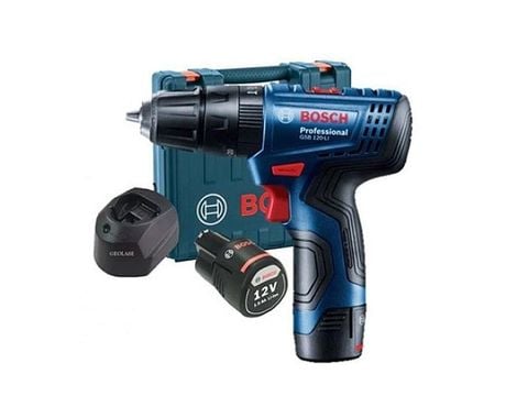 Máy Khoan Vặn Vít Dùng Pin 12V Bosch GSR 120-LI GEN II (1 Pin + Phụ Kiện)