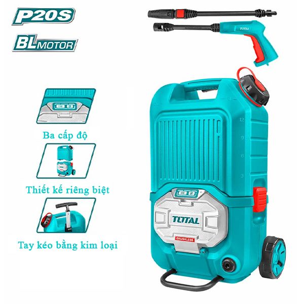 Máy Xịt Rửa Dùng Pin 40V TPWLI4006