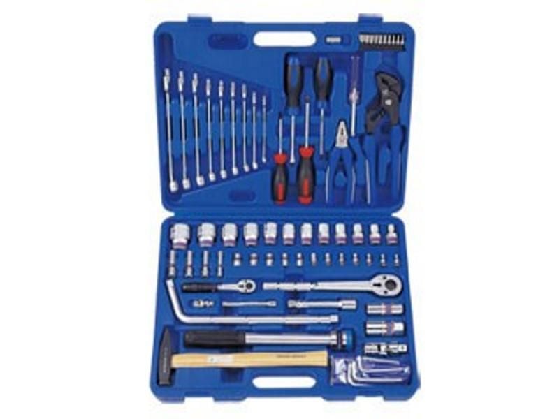 1/4'' + 1/2'' Bộ tuýp 75 chi tiết hệ mét Kingtony 7075MR01