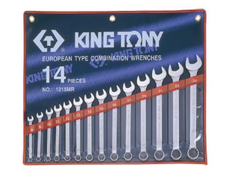 10-32mm Bộ cờ lê miệng 14 cái hệ mét Kingtony 1214MR10