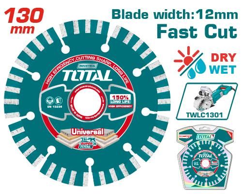 Đĩa Cắt Khô Phủ Hợp Kim Nhân Tạo 130mm Total TAC2111301 (Dùng Cho TWLC1301) - hình ảnh sản phẩm thực tế 1