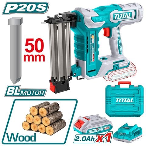Máy Bắn Đinh Thẳng Không Chổi Than Dùng Pin 20V TCBNLI5008