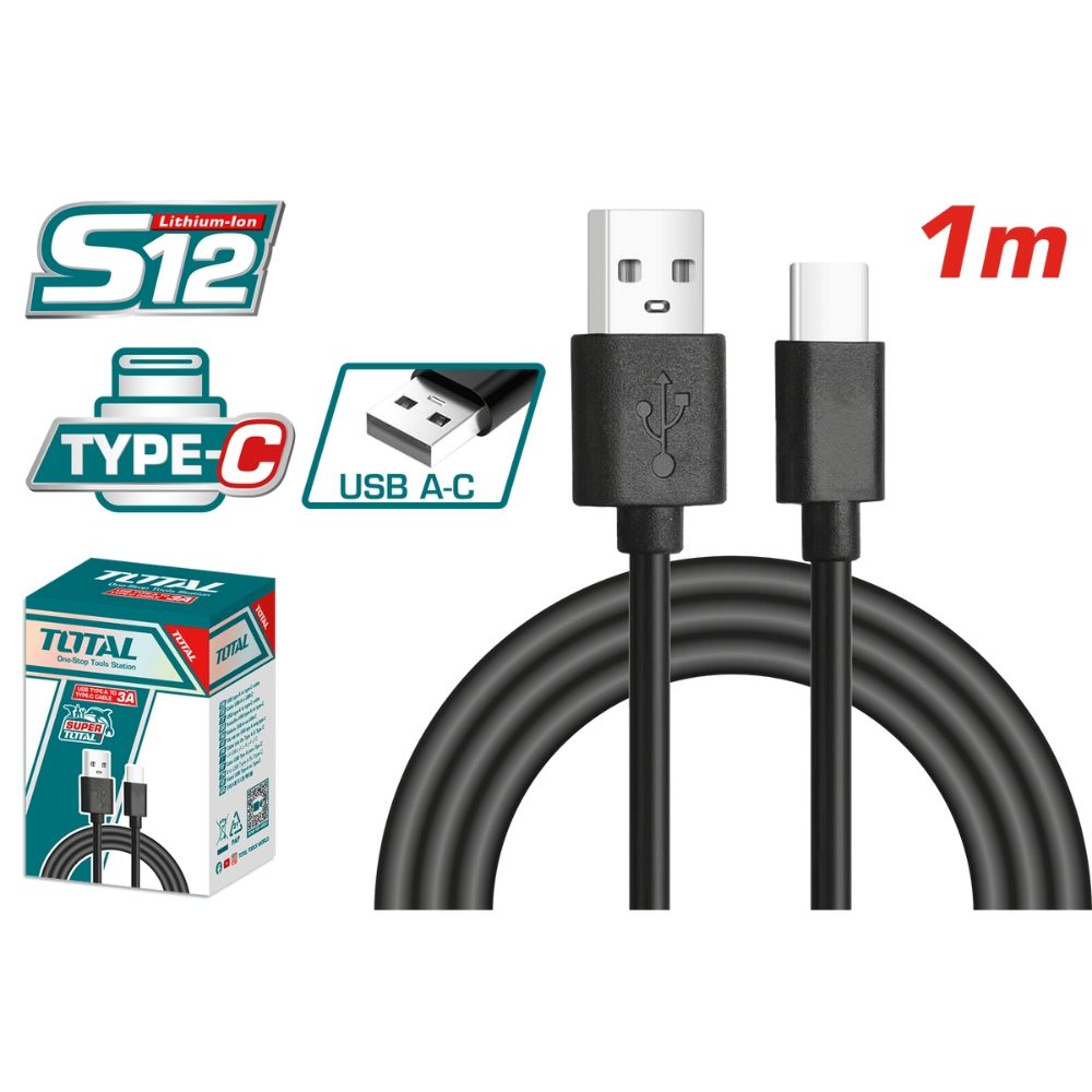 Dây Cáp Sạc USB Type-A Sang Type-C 1M TIUCC01 - hình ảnh sản phẩm thực tế 1