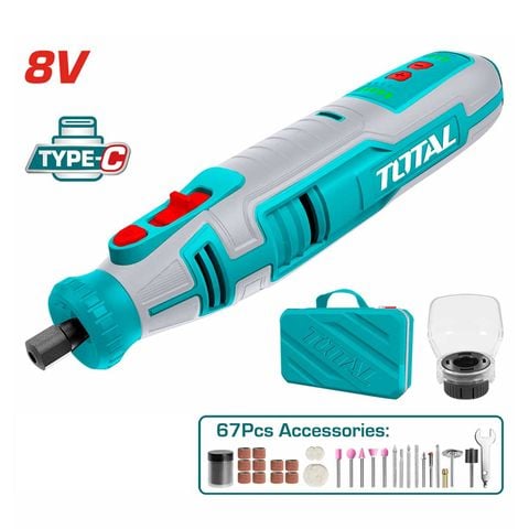 Máy Mài Khuôn Dùng Pin 8V Total TMGLI0801