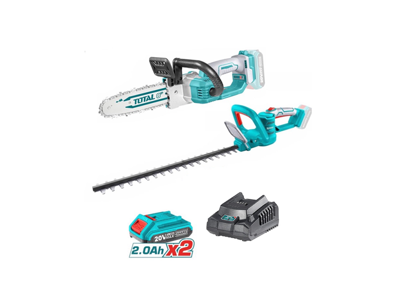Bộ Combo Máy Cưa Xích TGSLI20851 & Máy Cắt Hàng Rào THTLI20018 TOTAL