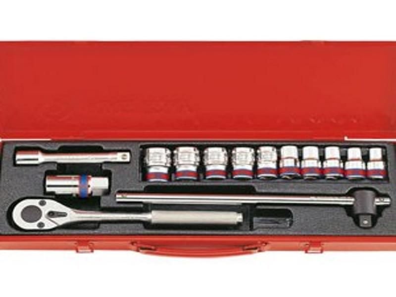 1/2'' Bộ tuýp 14 chi tiết hệ inch Kingtony 4012SR - hình ảnh sản phẩm thực tế 1