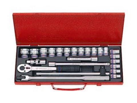1/2'' Bộ tuýp 24 chi tiết hệ inch Kingtony 4026SR03