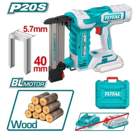 Máy Bắn Đinh U Không Chổi Than Dùng Pin 20V (Không Kèm Pin & Sạc) TCSNLI6005