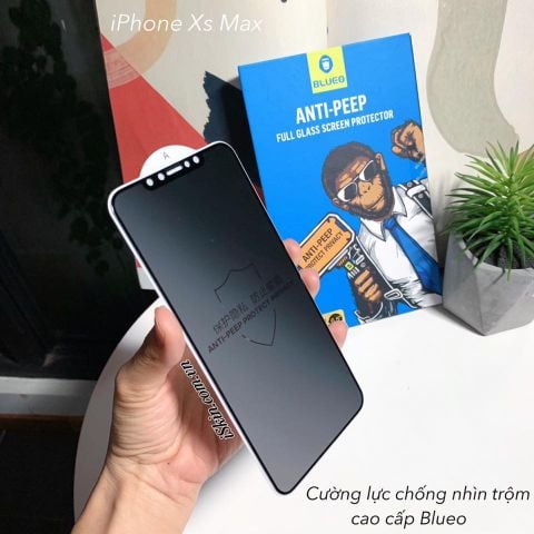 Kính Cường Lực Chống Nhìn Trộm Iphone Xs Max Blueo Cao Cấp Chính Hãng